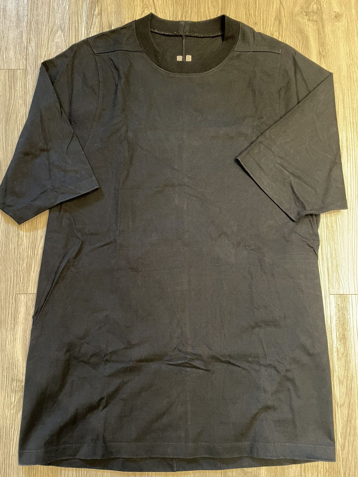 Rick Owens Drkshdw Rick Owens Thick Cotton Short Sleeve Tee Size US L / EU 52-54 / 3 - 1 Thumbnail