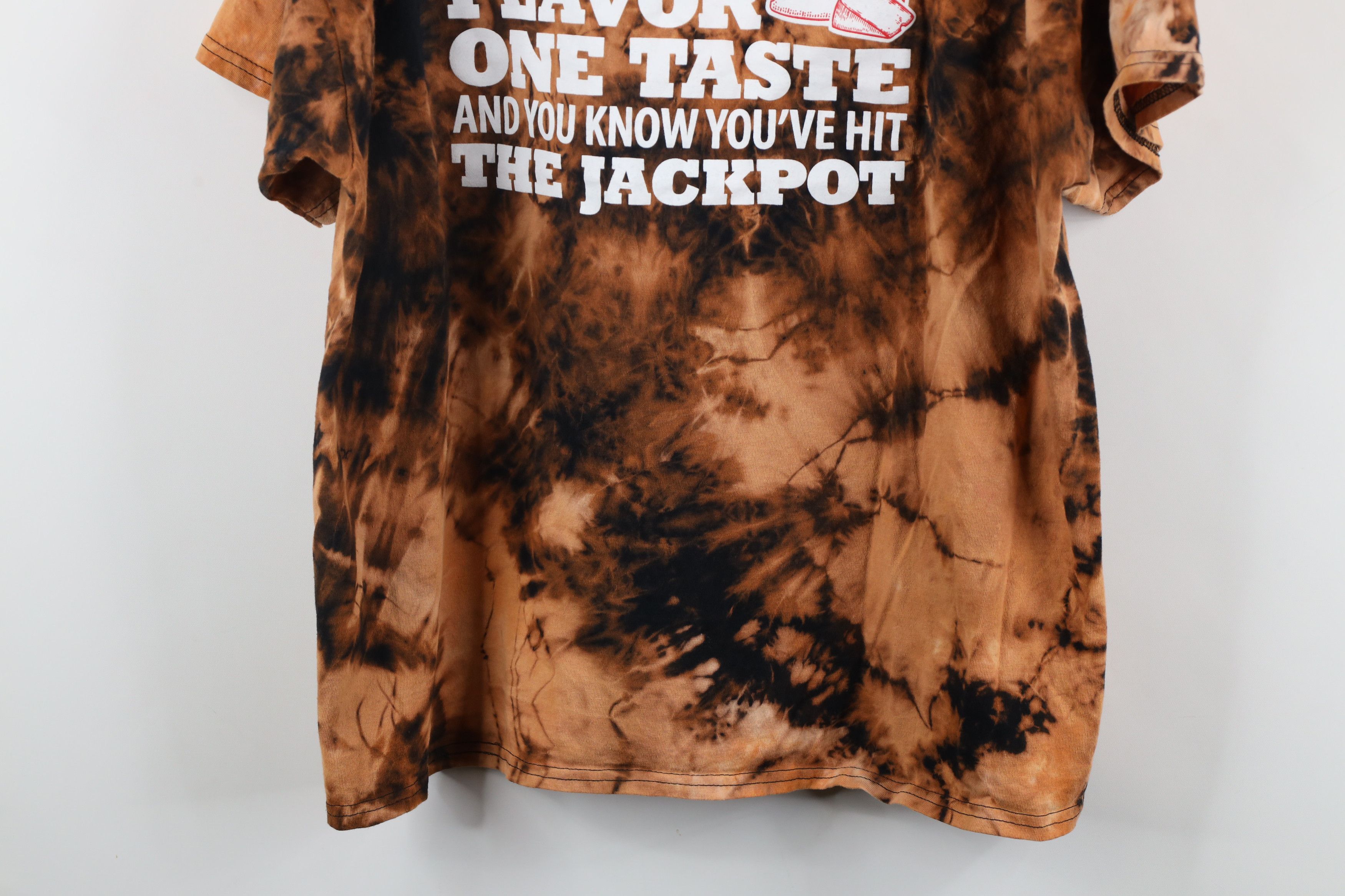 Vintage Vintage Streetwear Acid Wash Jets Pizza Short Sleeve T-Shirt Size US XXL / EU 58 / 5 - 9 Thumbnail