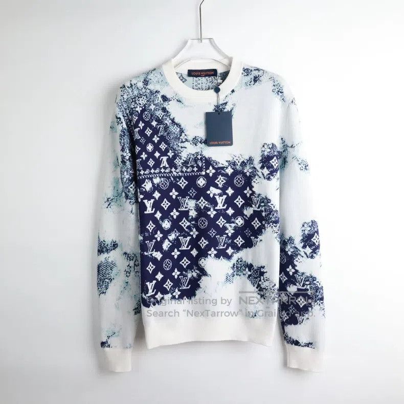 Louis Vuitton Louis Vuitton FW22 Full Tie-Dye Logo Cashew Turtleneck Pul Size US S / EU 44-46 / 1 - 1 Thumbnail