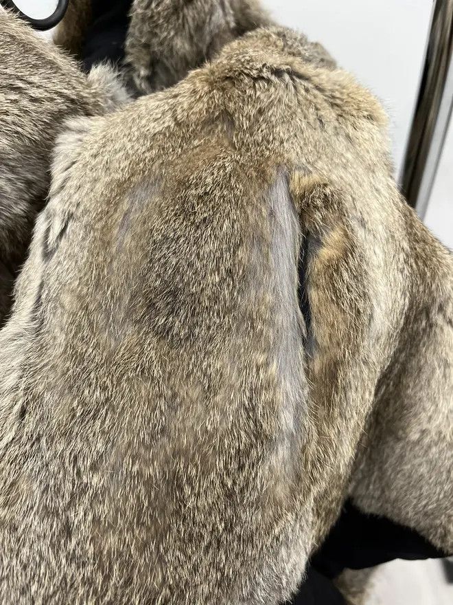 Yves Salomon Yves Salomon Rabbit Fur Hooded Vest Size S / US 4 / IT 40 - 6 Thumbnail