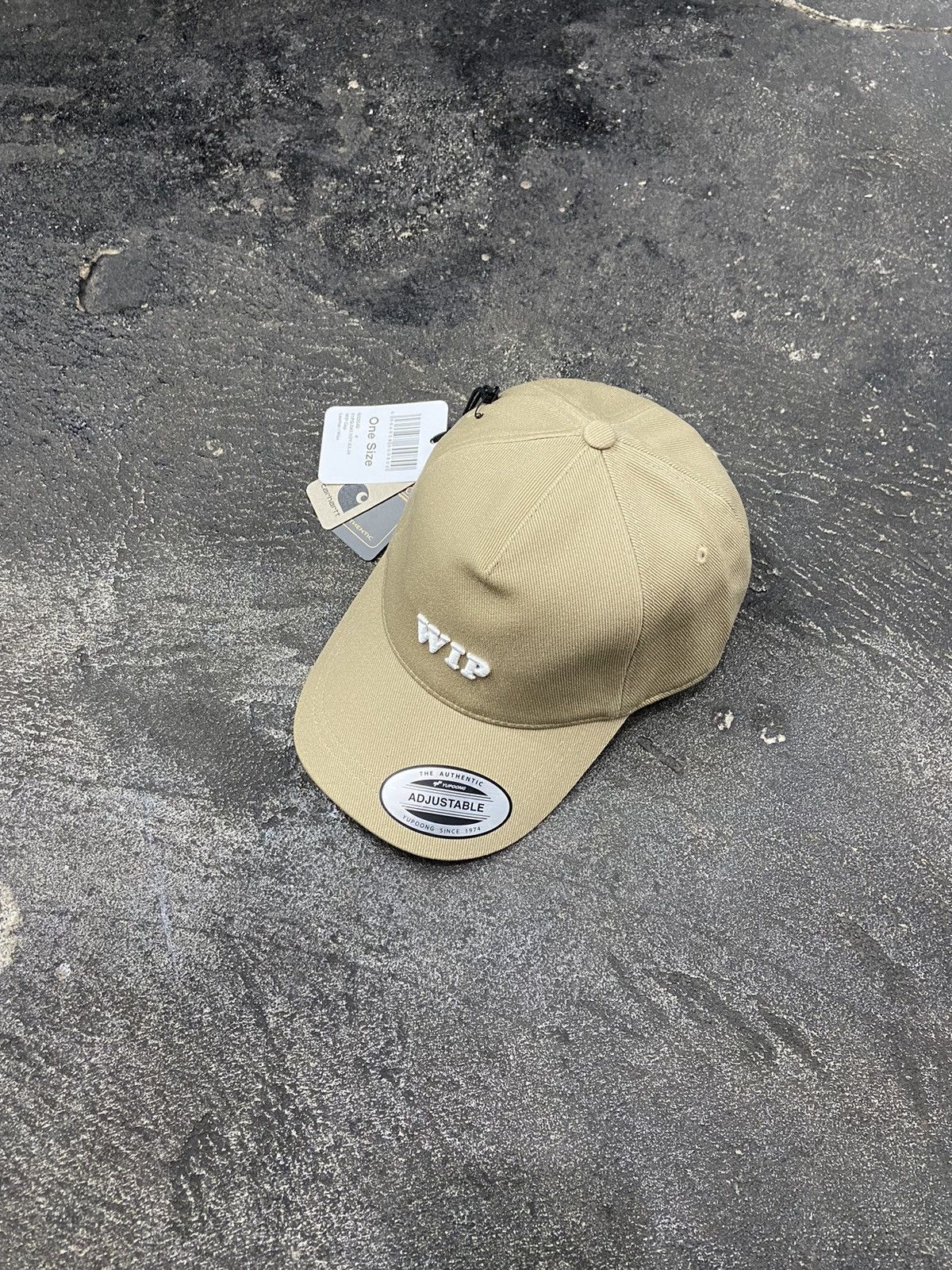 Carhartt Wip Carhartt WIP “WIP” Strapback Cap Leather/Wax Size ONE SIZE - 1 Thumbnail