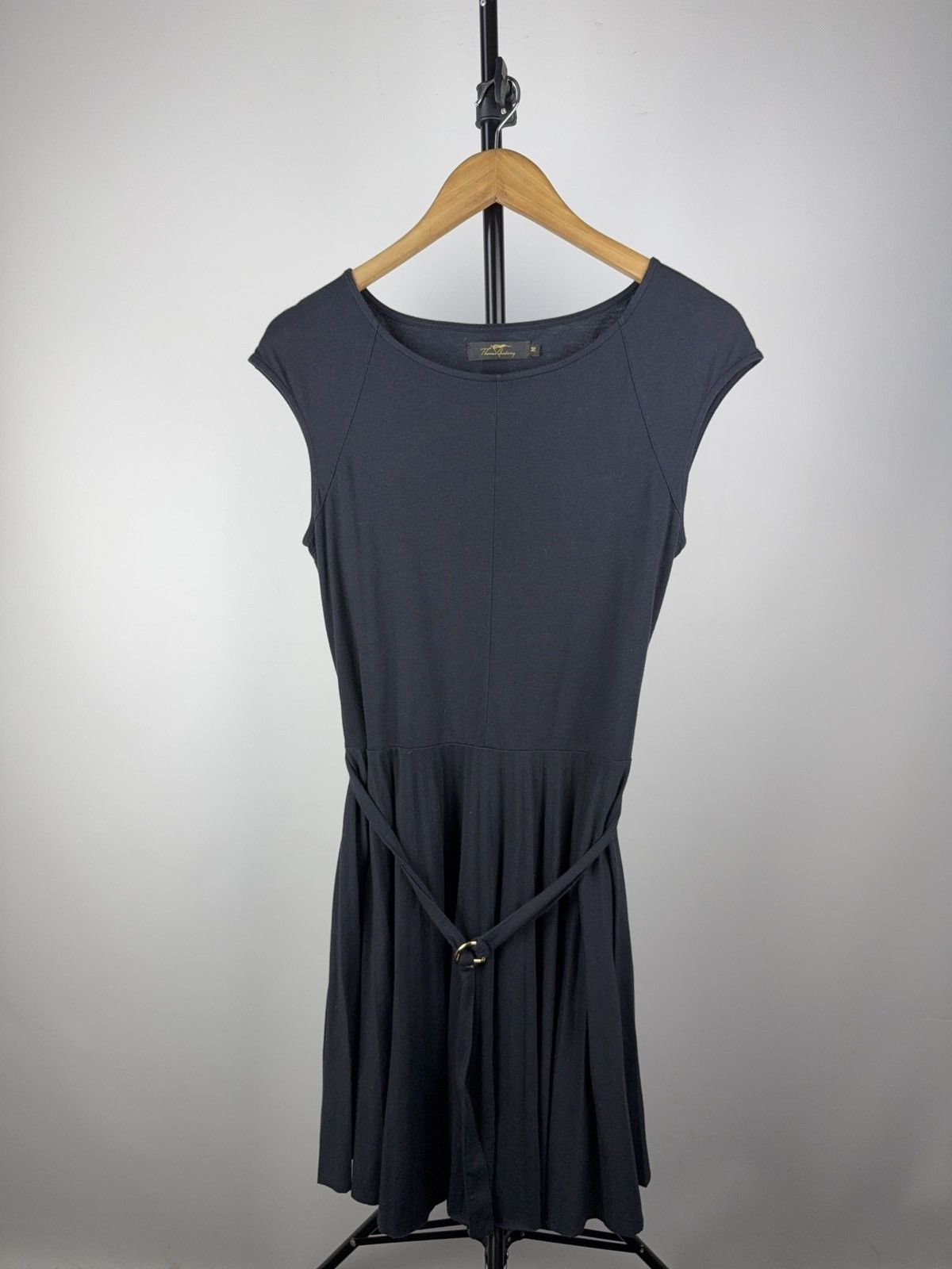 Burberry Vintage 00s Luxury Thomas Burberry Blue Sexy Dress Retro Size M / US 6-8 / IT 42-44 - 1 Thumbnail