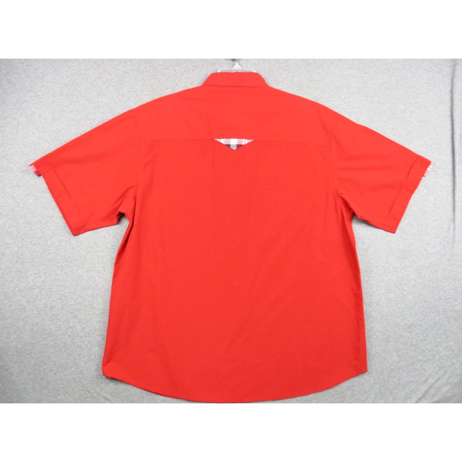Vintage MO7 Shirt 2XL Men Red Short Sleeve Western Pockets Shirt Size US XXL / EU 58 / 5 - 6 Thumbnail