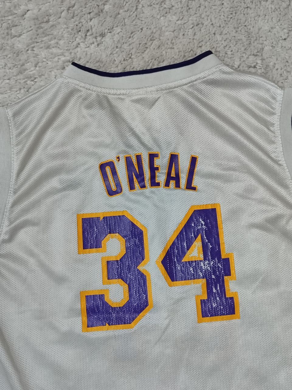 NBA × Reebok × Vintage 🏀Vintage Reebok Lakers Shaquille O'Neal Basketball Jersey ⛹ Size US XL / EU 56 / 4 - 7 Thumbnail