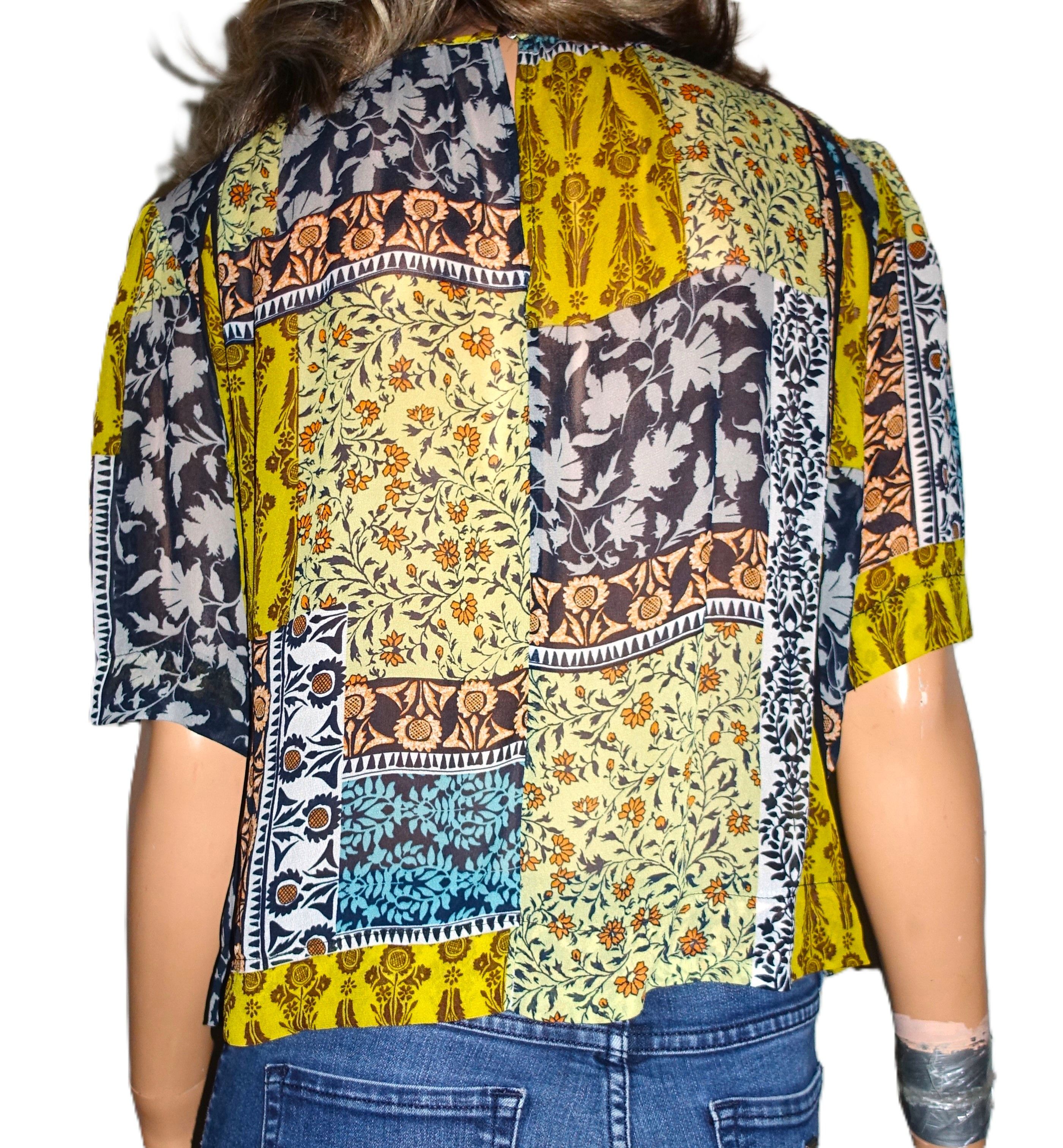 Other Weston Boho Patchwork Blouse XS Size XS / US 0-2 / IT 36-38 - 5 Thumbnail