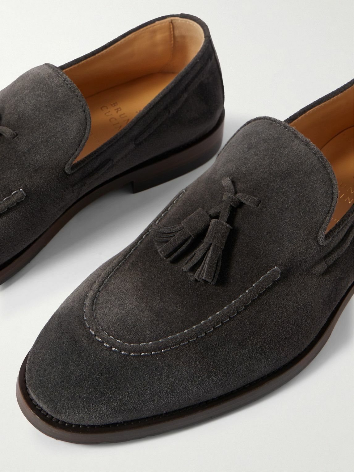 Brunello Cucinelli o1w1db10426 Loafers in Dark Grey Size US 11 / EU 44 - 6 Thumbnail