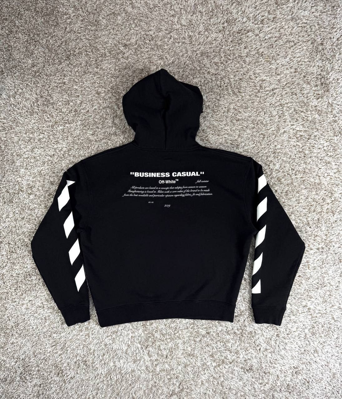 Off-White Off-White Diagonal Bernini Over Hoodie Size US L / EU 52-54 / 3 - 18 Thumbnail