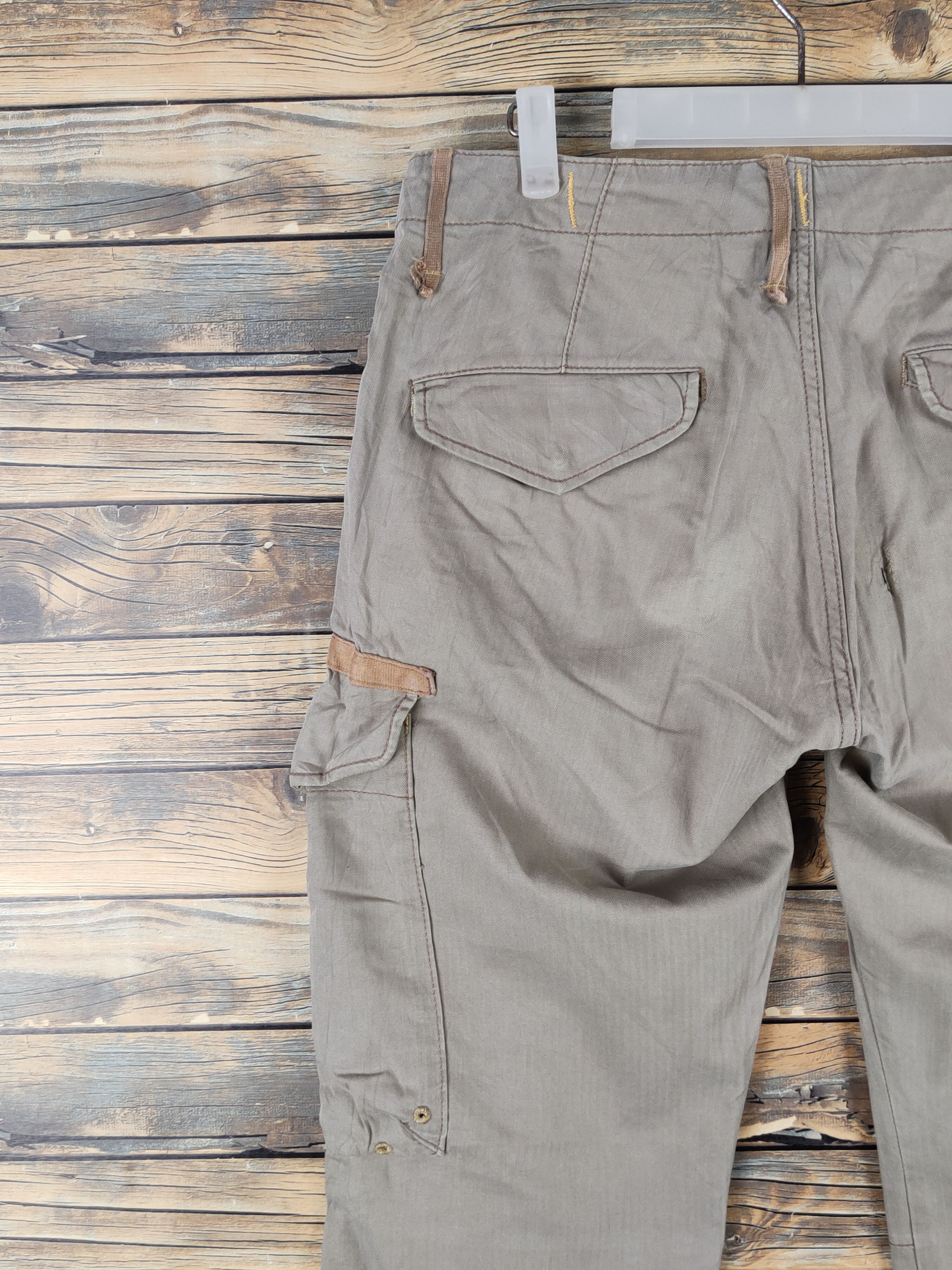 Edwin Edwin Beige Multipocket Tactical Cargo Pants #W1317 Size US 31 - 9 Thumbnail