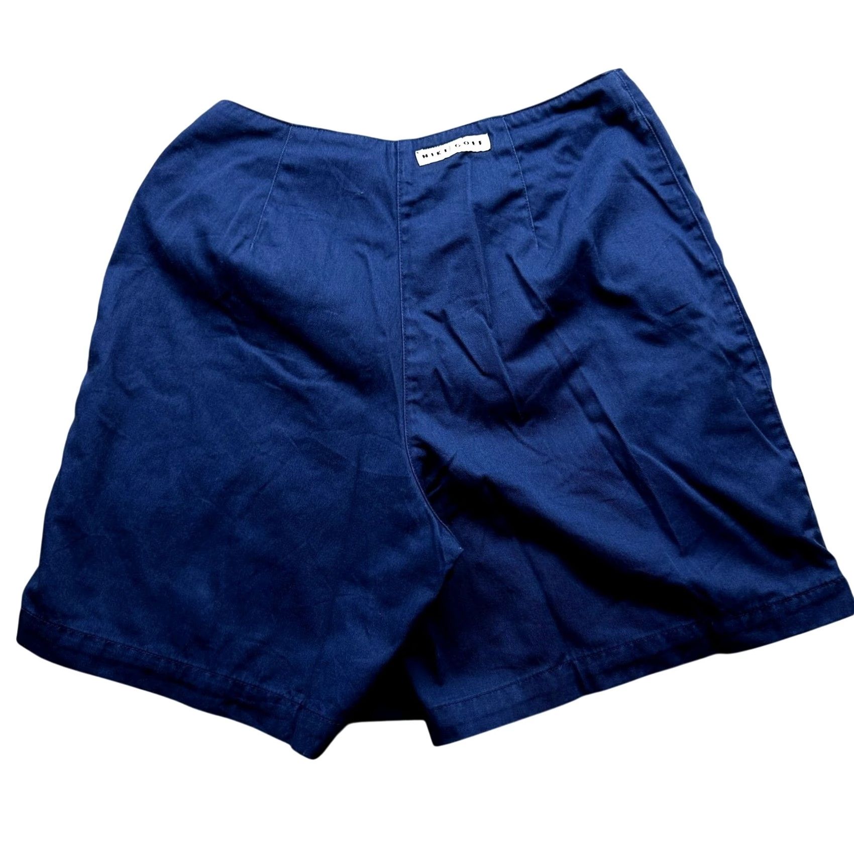 Nike VINTAGE Nike Golf Blue Skort Shorts Womens M 27x6.5 Twill Cotton Polyester Pockets 90s 80s Shout Swoosh Women Size 32" / US 10 / IT 46 - 2 Thumbnail