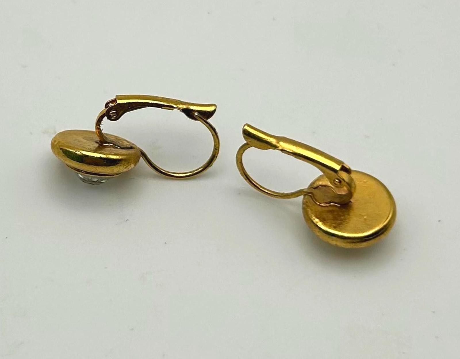 Designer Vintage Gold Dangle Earrings – Unisex Streetwear Accessory Size ONE SIZE - 3 Thumbnail