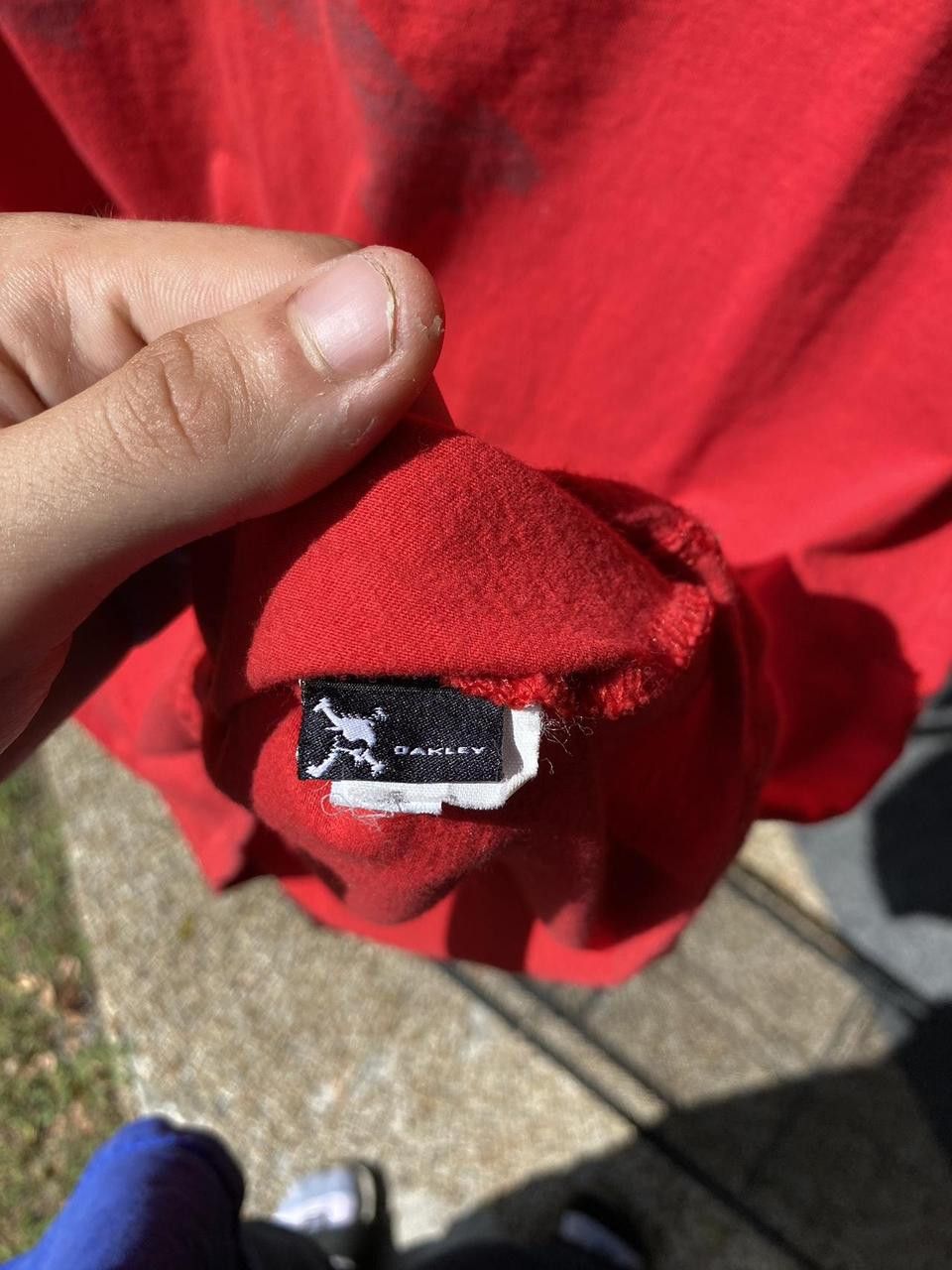 Oakley Red Oakley Software Skull & Crossbones Graphic Shirt Medium Size US M / EU 48-50 / 2 - 7 Thumbnail