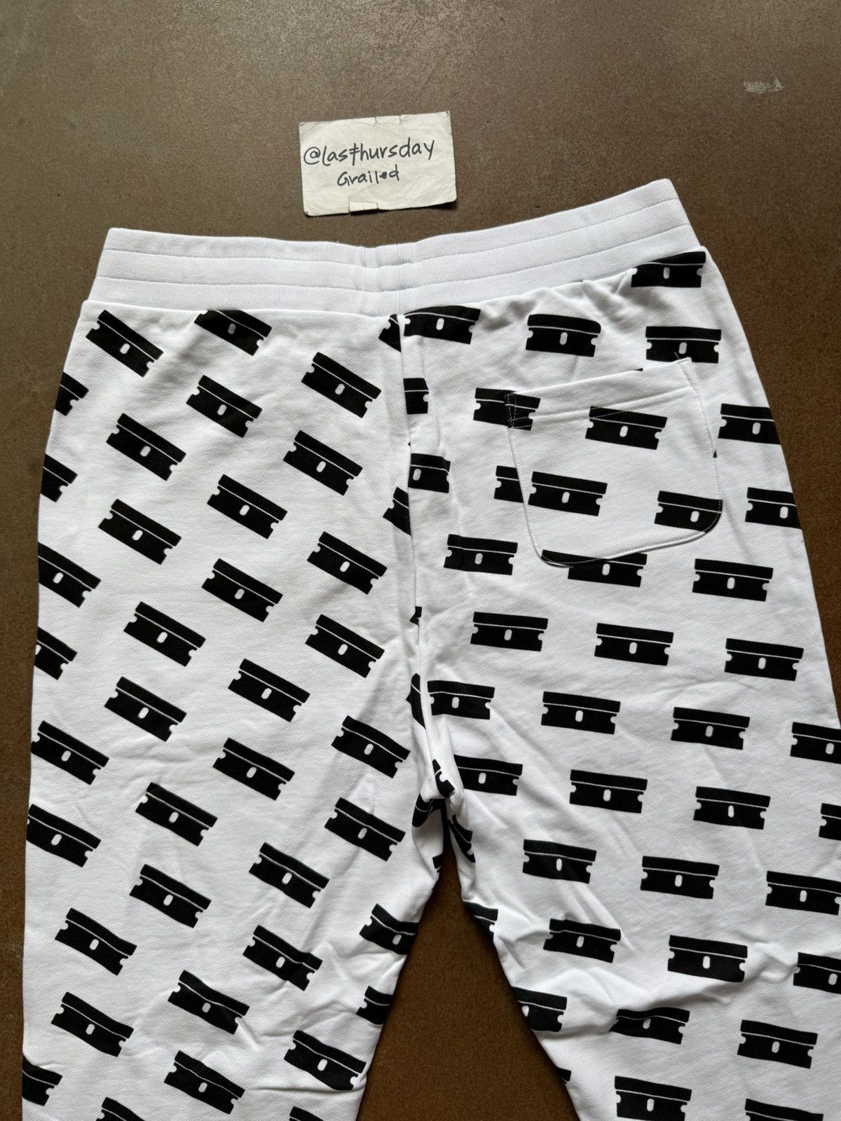 G59 Records $UICIDEBOY$ G59 Records Razor Sweatpants White Medium Size US 32 / EU 48 - 2 Thumbnail