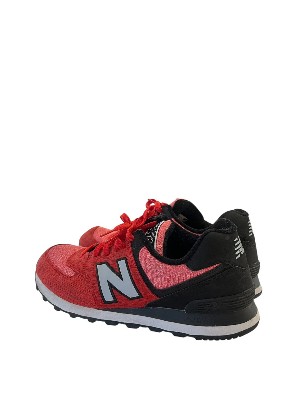 New Balance New Balance 574 Classics Sweatshirt Red Black Mens Sneakers Size US 10 / EU 43 - 3 Thumbnail