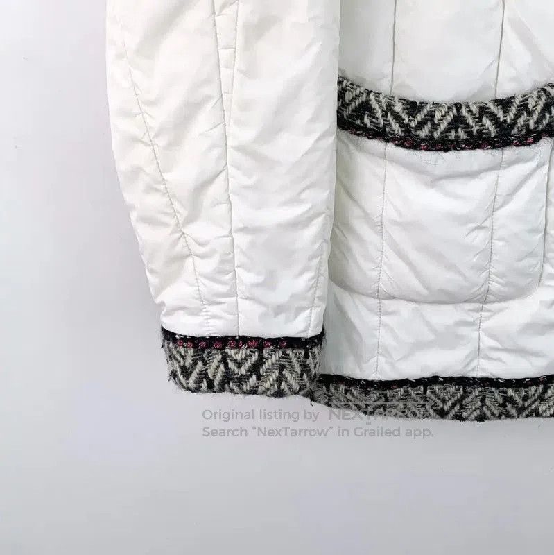 Chanel Chanel White Quilted Nylon Women's Jacket . Size M / US 6-8 / IT 42-44 - 4 Thumbnail