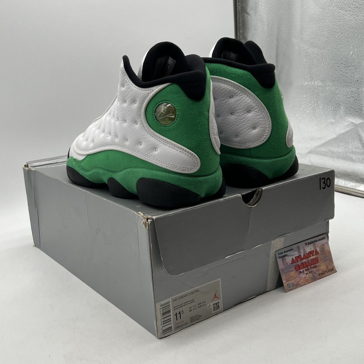 Jordan Brand Air Jordan 13 lucky green Size US 11.5 / EU 44-45 - 4 Thumbnail