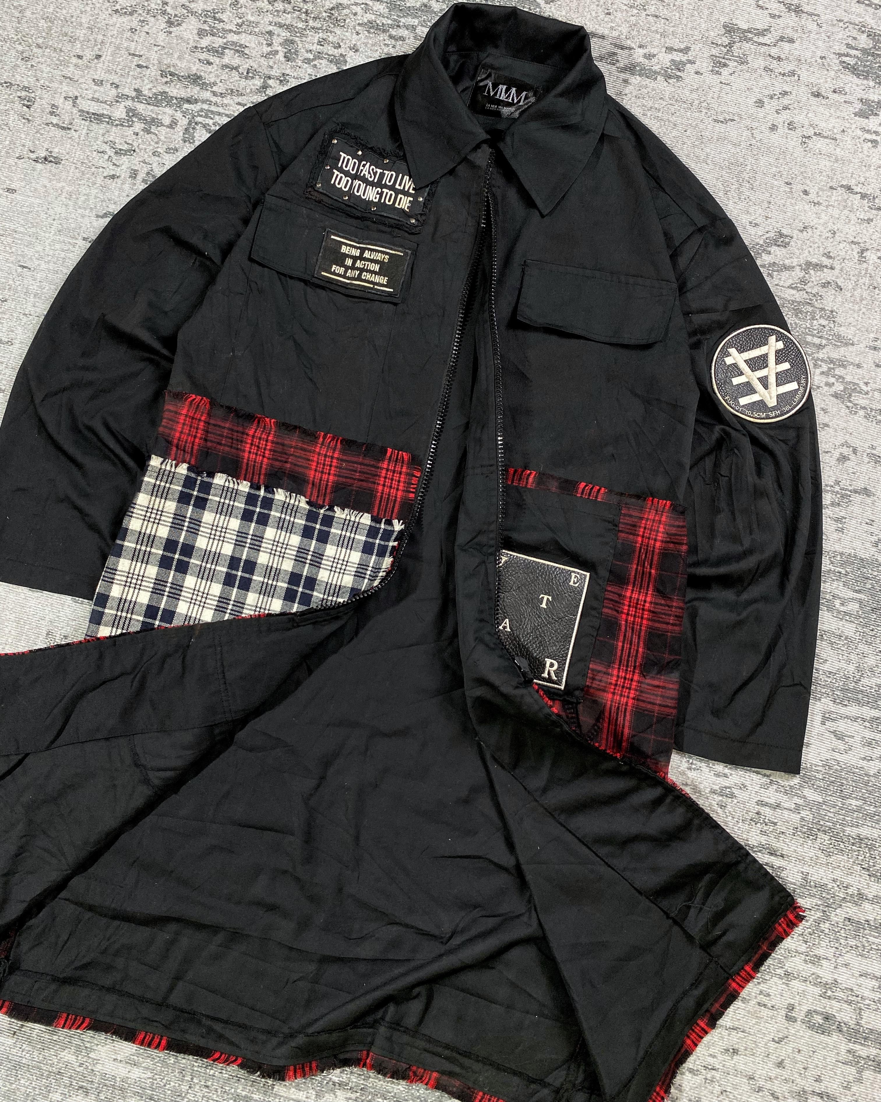 Japanese Brand 2000s Archival Hysteric Gyaruo Punk Patch Zip y2k Lgb Ifsix Size US M / EU 48-50 / 2 - 2 Thumbnail