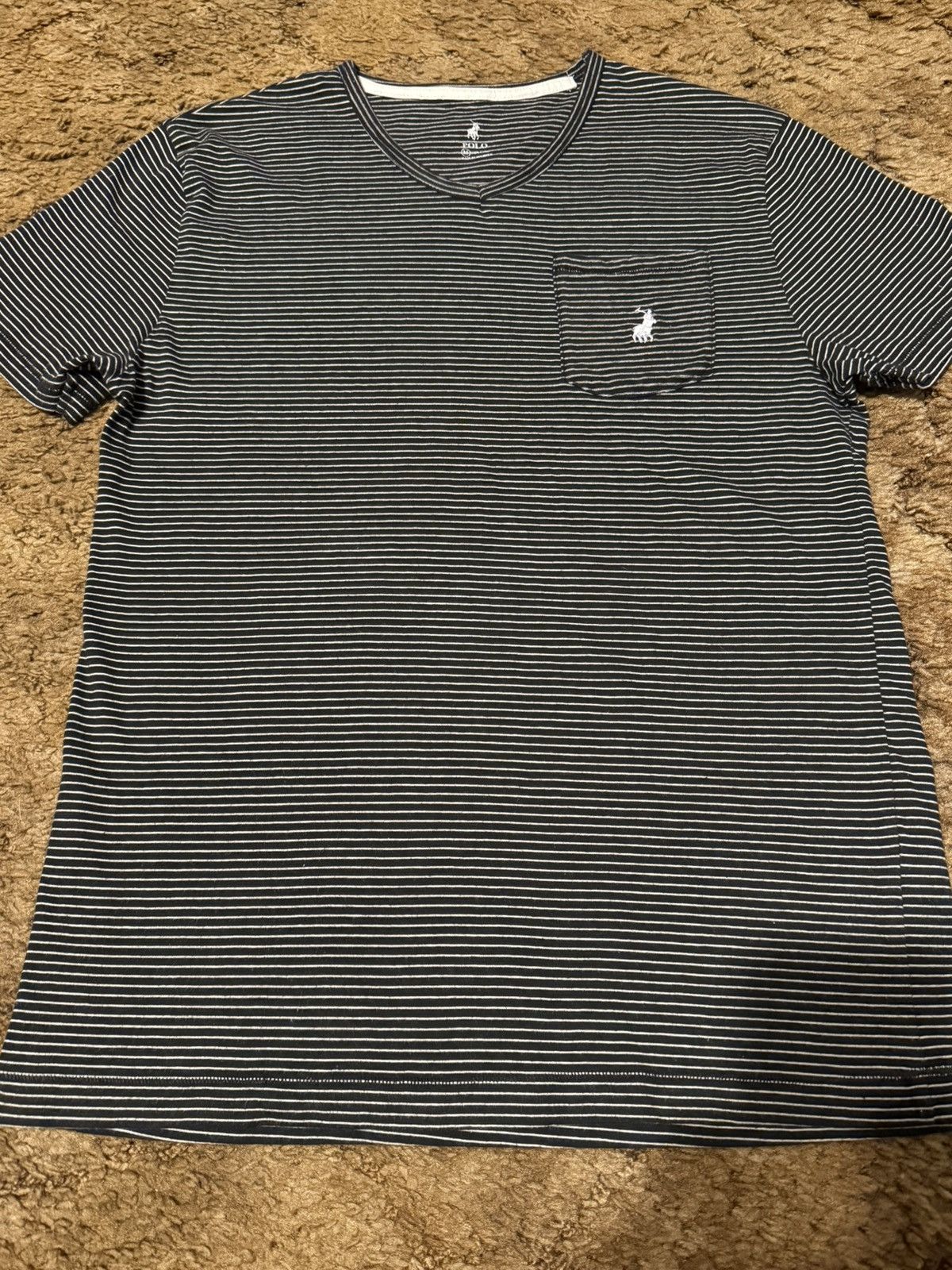 Polo Ralph Lauren Polo Striped Pocket T-Shirt Medium Size US M / EU 48-50 / 2 - 2 Thumbnail
