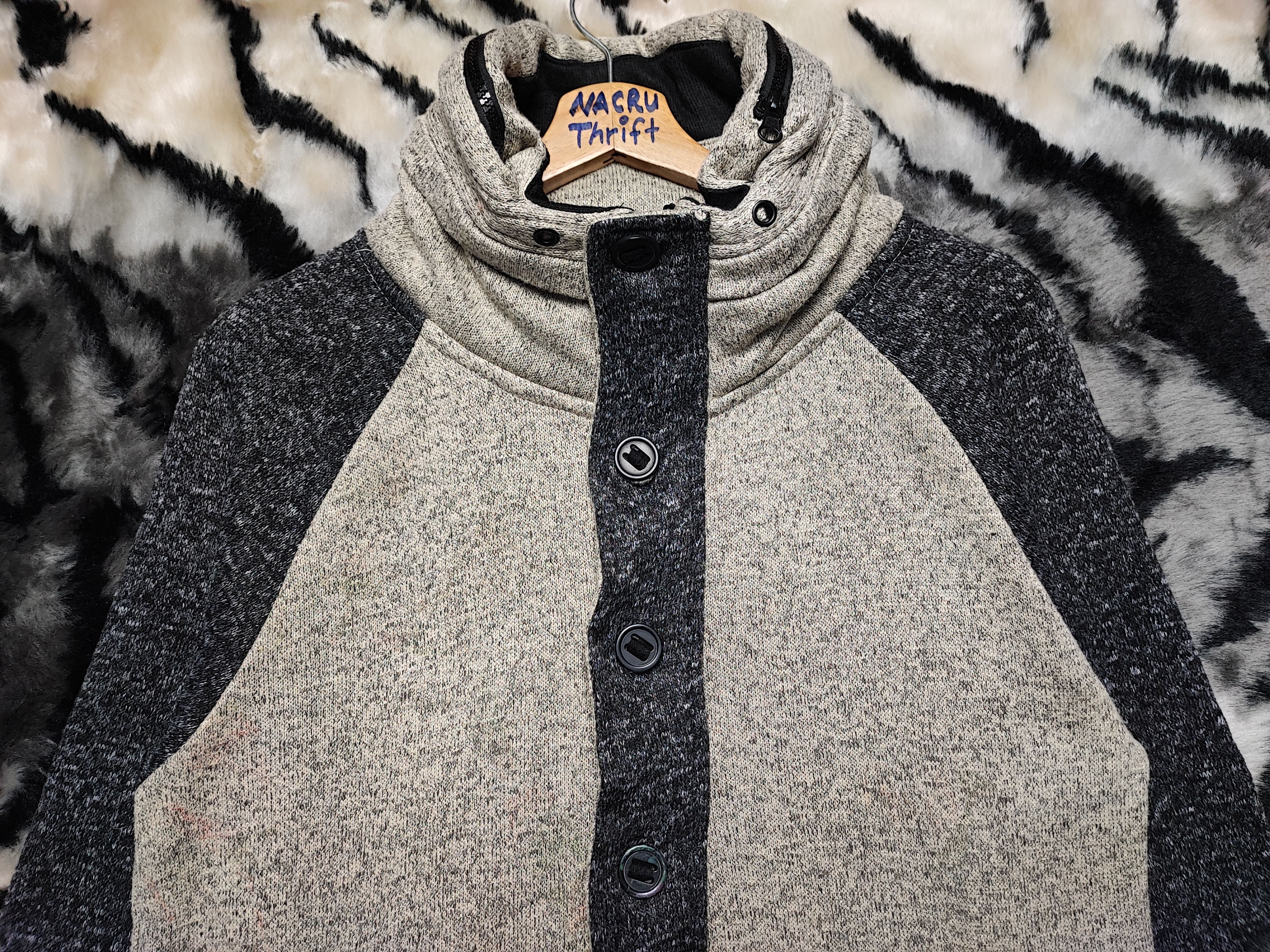 Japanese Brand Avail Avant Garde Knit Wool Jacket Size US L / EU 52-54 / 3 - 9 Thumbnail