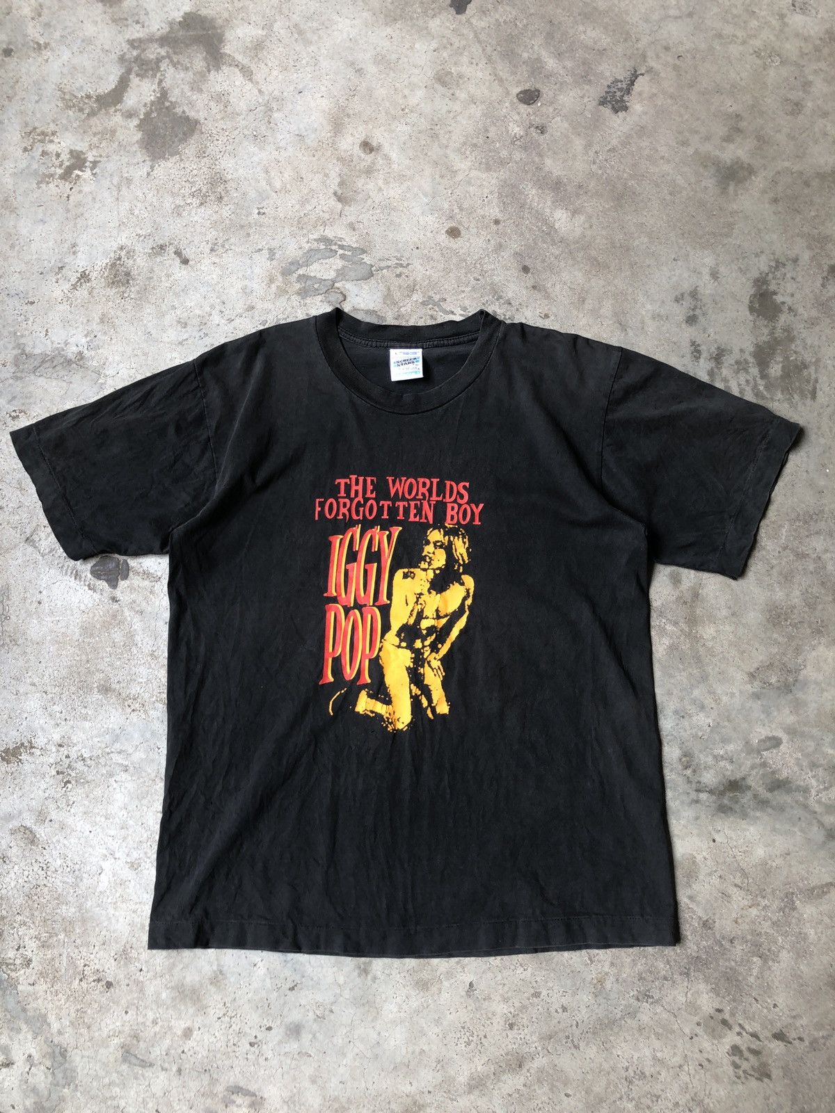 Band Tees × Vintage VINTAGE IGGY POP THE STOOGES BAND T SHIRT Size US L / EU 52-54 / 3 - 1 Thumbnail
