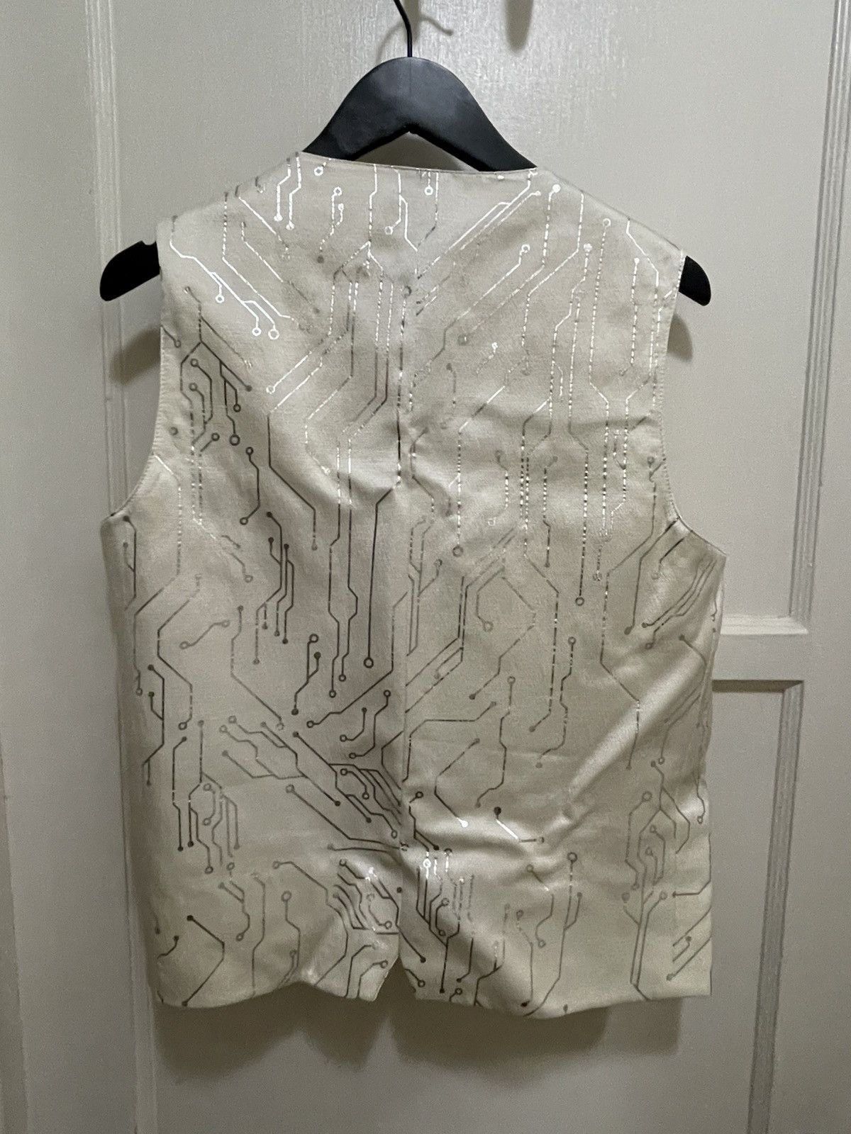 Other Super Unique Cream and Gold Vest Size US M / EU 48-50 / 2 - 2 Thumbnail