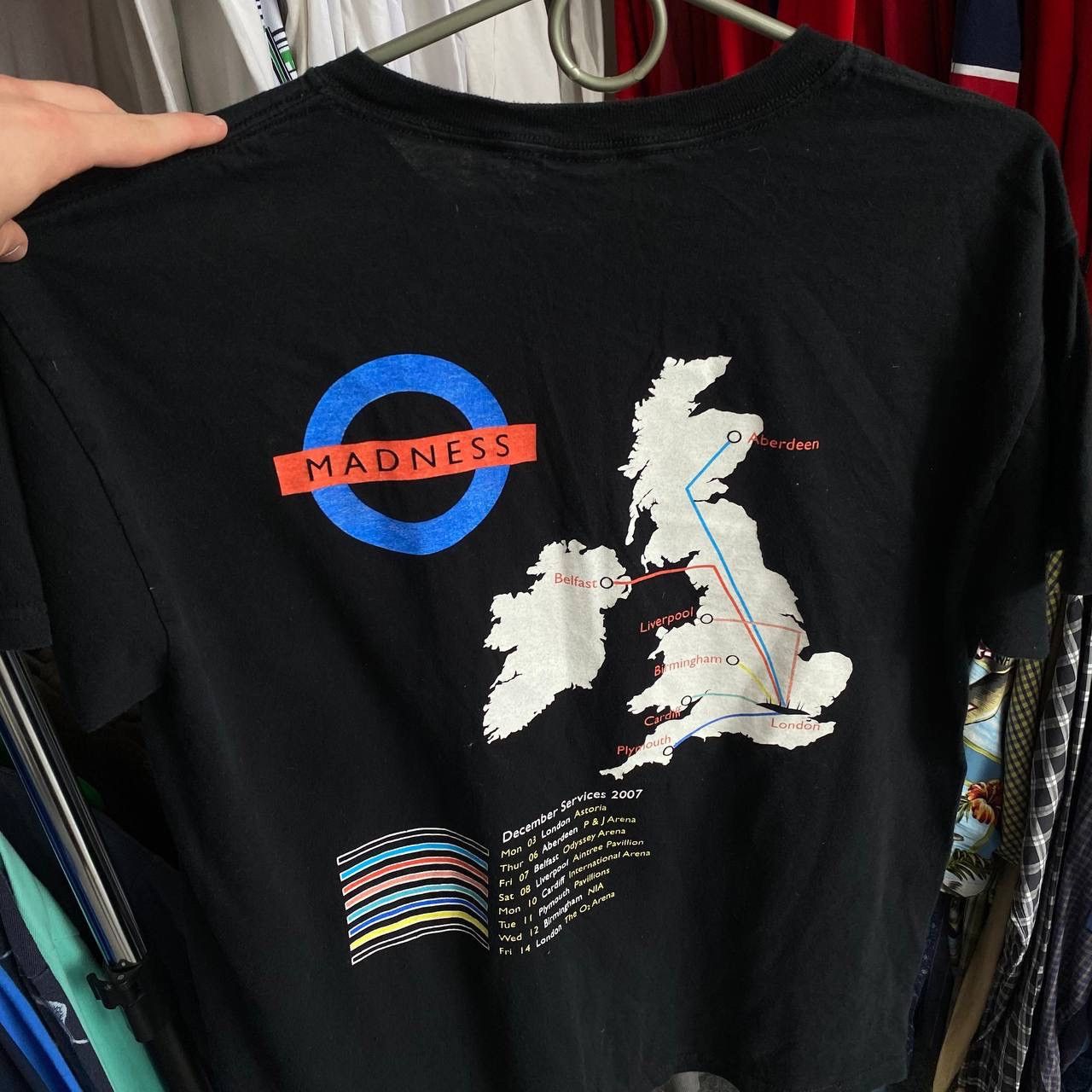Band Tees × Vintage Vintage Madness 2007 Tour big logo rock band tee Size US L / EU 52-54 / 3 - 4 Thumbnail