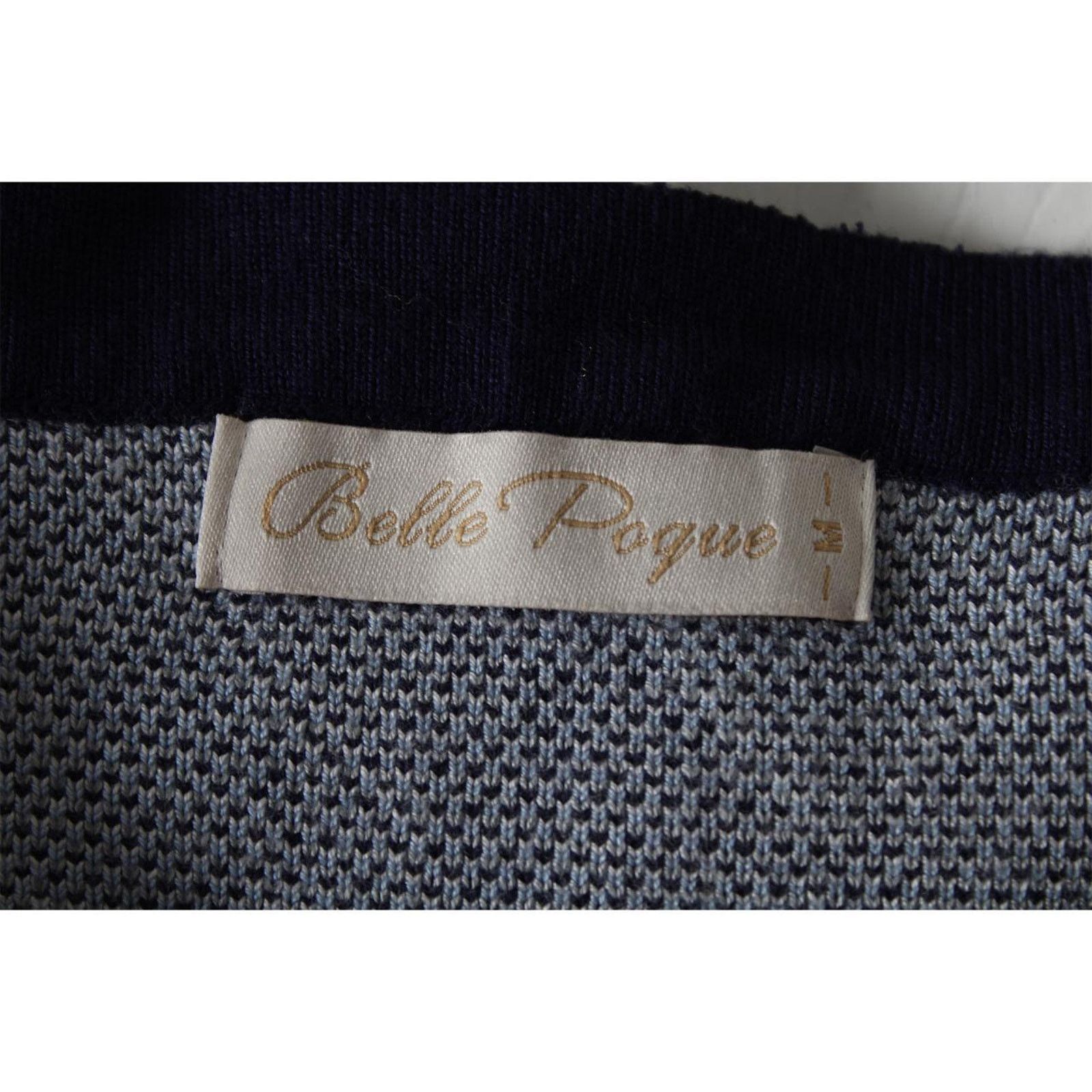 & Other Stories Vintage Blue Plaid Knit Sweater Button up Vest Size M / US 6-8 / IT 42-44 - 5 Thumbnail