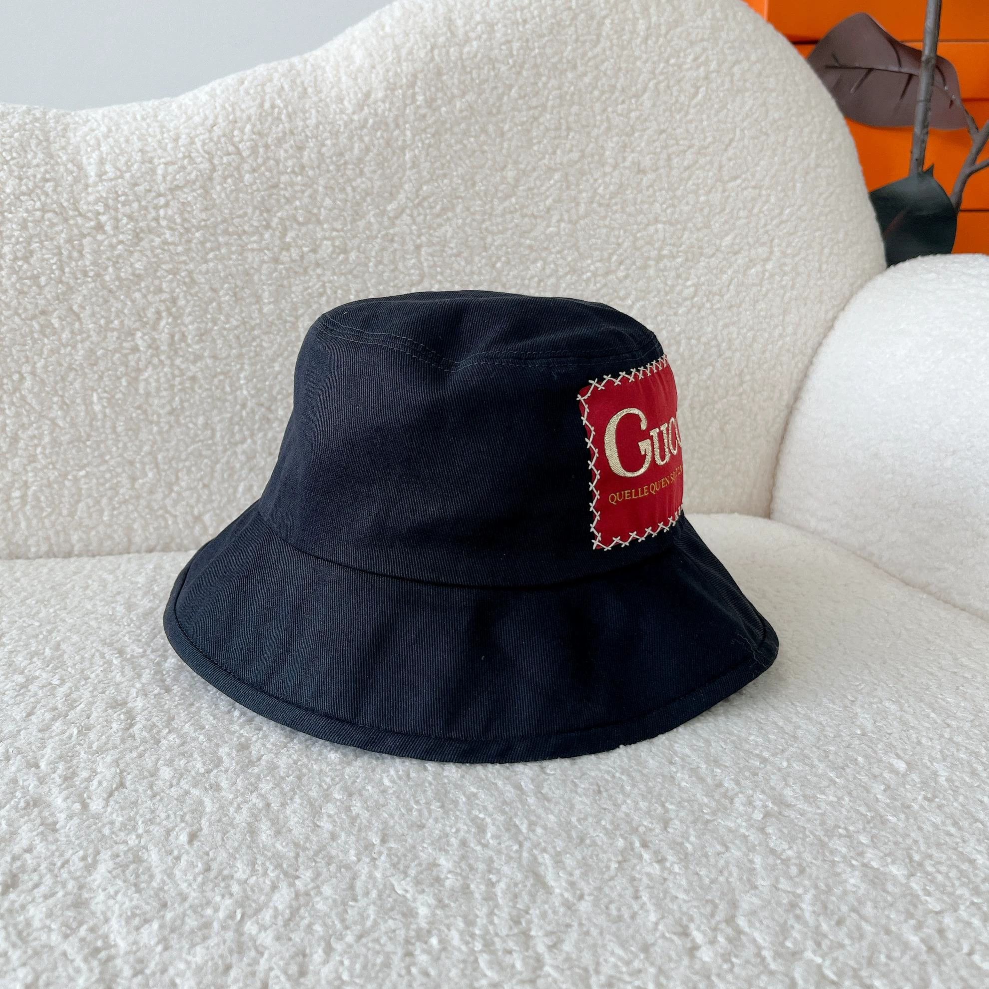 Gucci Gucci Black Bucket Hat M (58) Size ONE SIZE - 4 Thumbnail