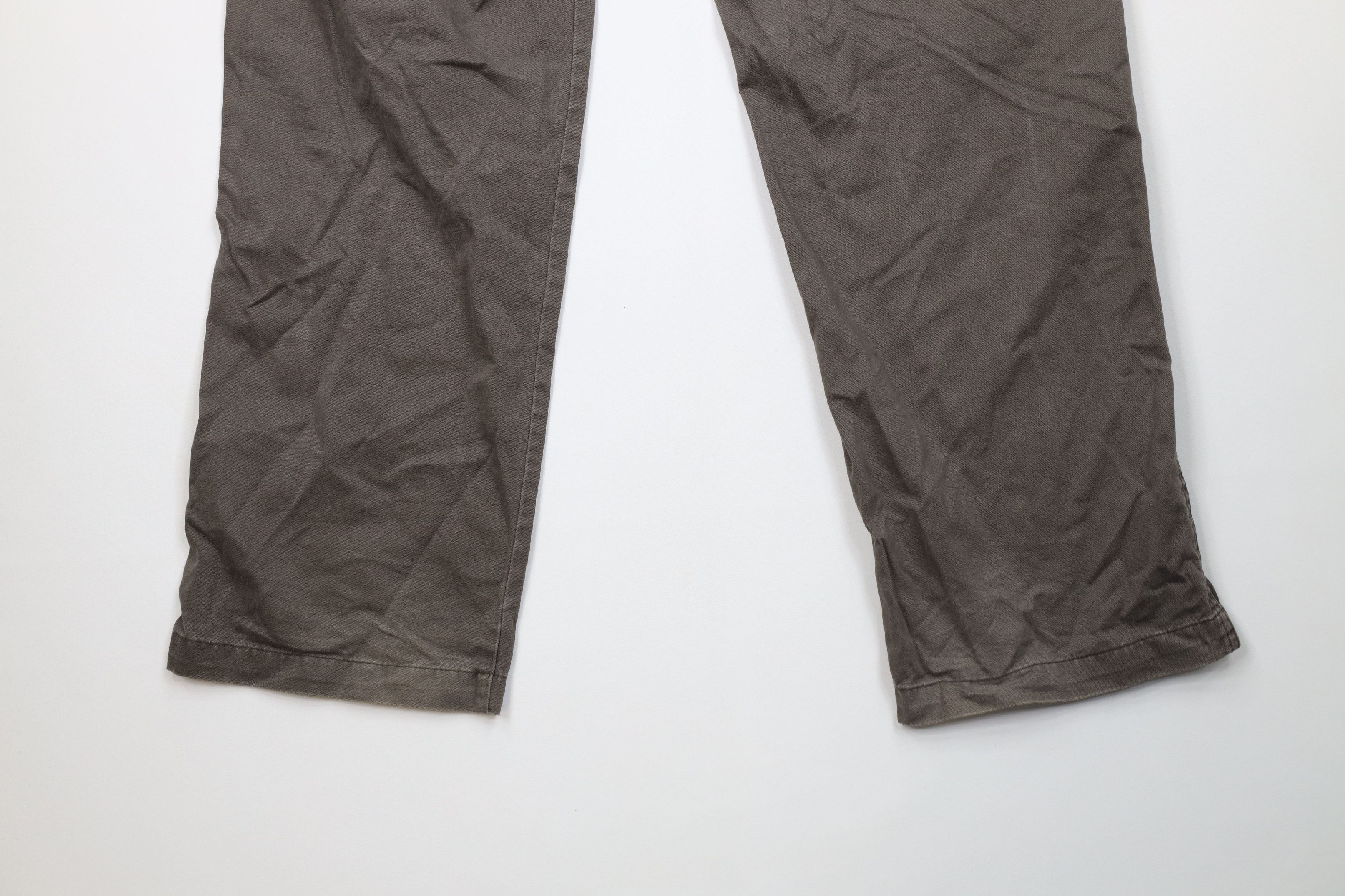 Chaps Vintage 90s Y2K Chaps Faded Wide Leg Cargo Pants Gray Cotton Size US 36 / EU 52 - 11 Thumbnail
