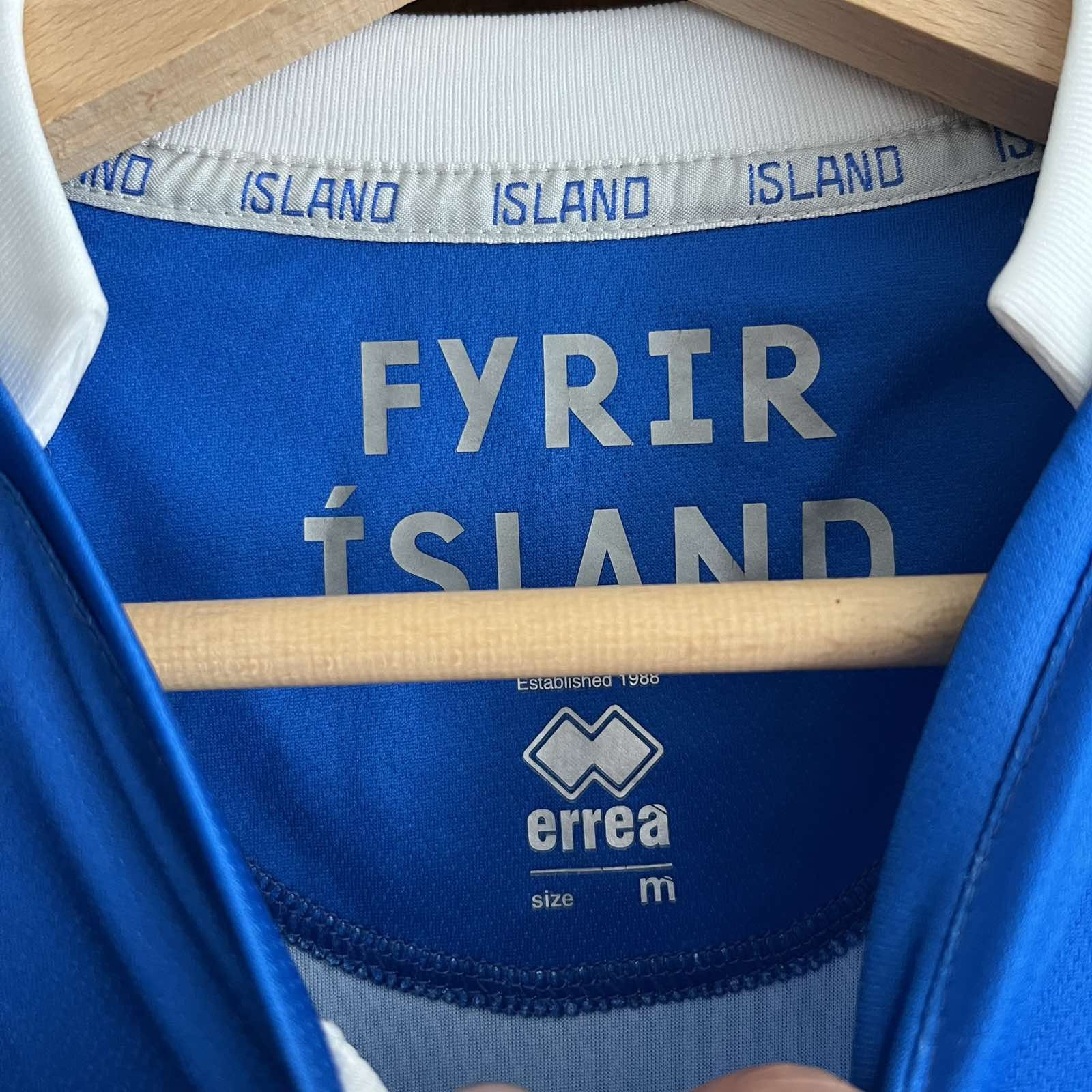 Vintage Errea Fyrir Island KSI Jersey 2016-2018 Sz M Size US M / EU 48-50 / 2 - 5 Thumbnail