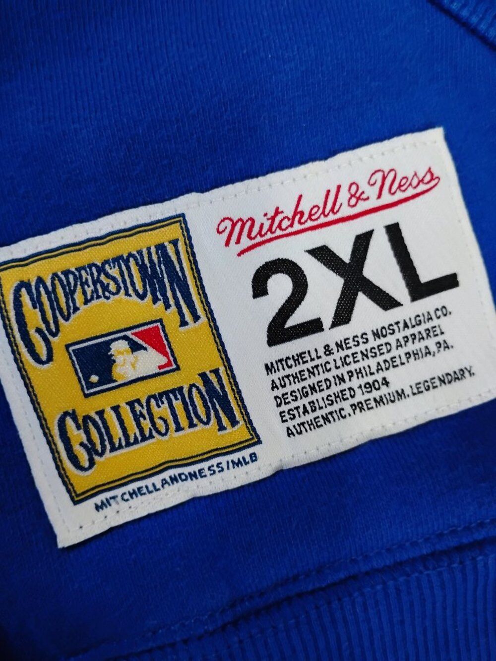 Mitchell & Ness Mitchell & Ness Los Angeles Dodgers Hoodie Sweatshirt Size US XXL / EU 58 / 5 - 4 Thumbnail