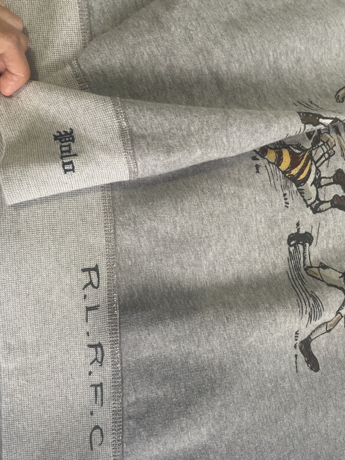 Polo Ralph Lauren Gray Polo Rugby Sweatshirt Size US XL / EU 56 / 4 - 3 Thumbnail