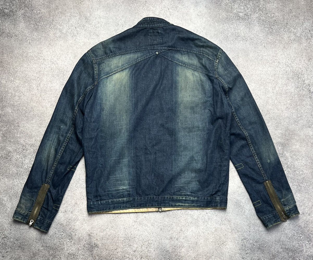 Firetrap × Vintage Firetrap vintage denim biker jacket Size US XL / EU 56 / 4 - 6 Thumbnail