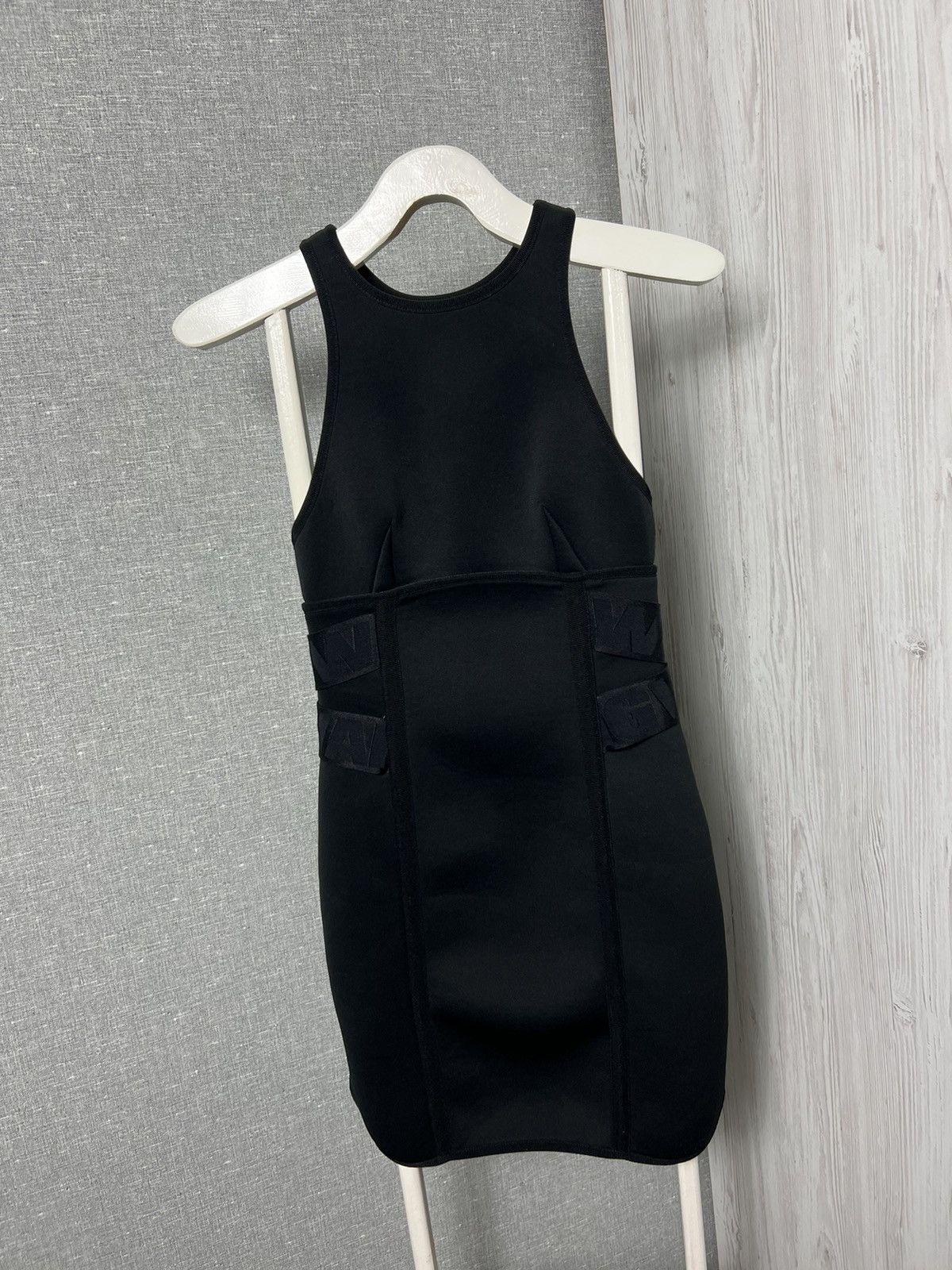 Alexander Wang ALEXANDER WANG x H&M Black Scuba Neoprene Dress Size 8 Size M / US 6-8 / IT 42-44 - 3 Thumbnail