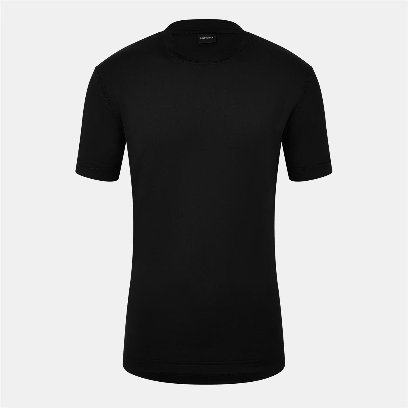 Balenciaga o1g2r1mq0226 Muscle Fit T-Shirt In Black Size US S / EU 44-46 / 1 - 1 Thumbnail