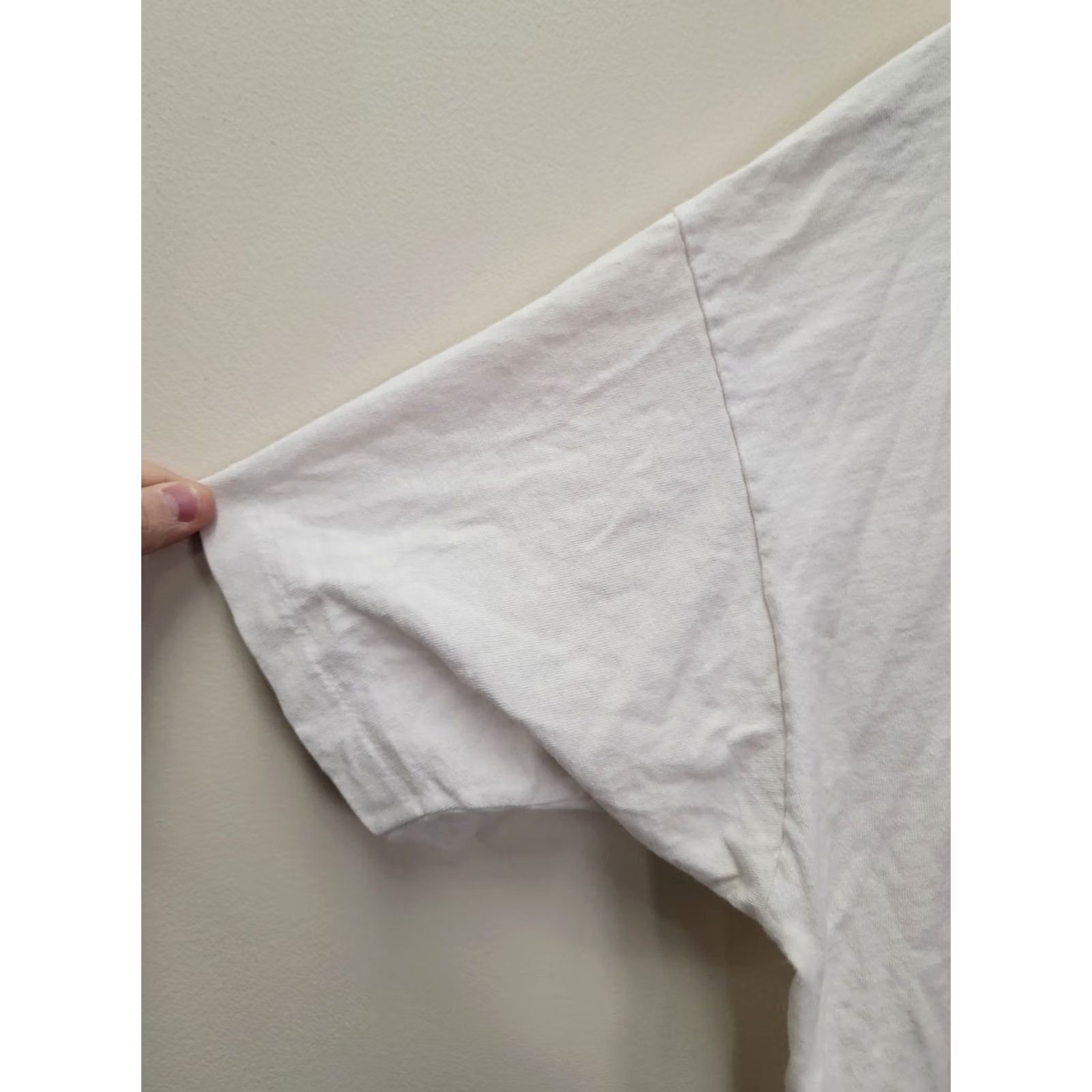 Fruit Of The Loom VINTAGE Fruit of the Loom T-Shirt Shirt White XL Men Graphic 92 Y St. New York City David Niedenthal Mus/City 90s Mems Distressed Size US XL / EU 56 / 4 - 3 Thumbnail