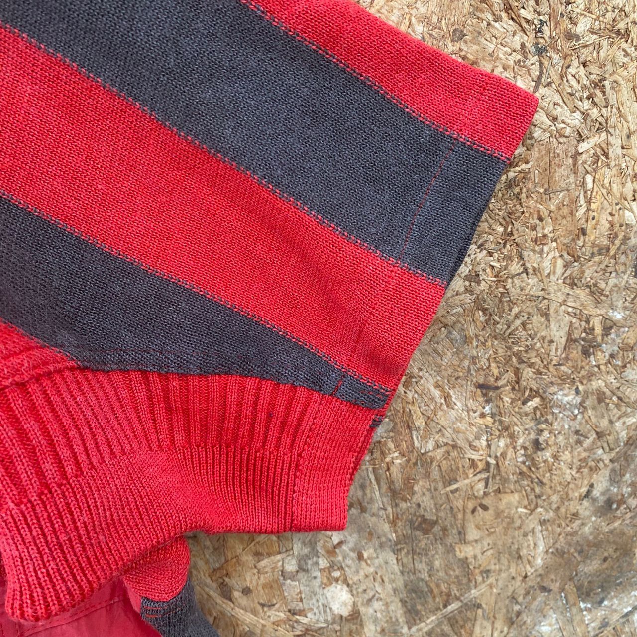 Japanese Brand Vintage Pia Sport Stripe Knitwear Cardigan Size US L / EU 52-54 / 3 - 5 Thumbnail