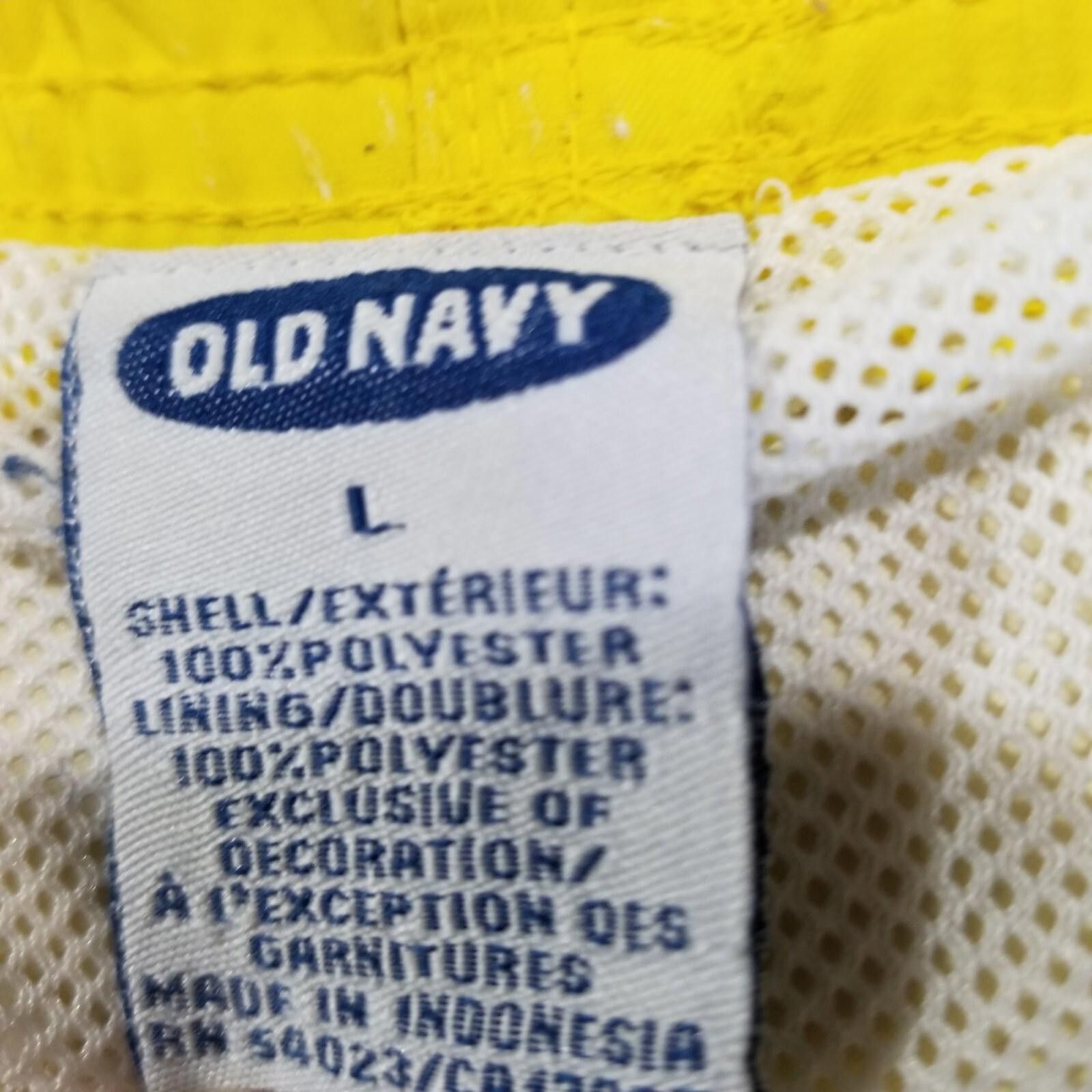 Old Navy Old School Navy Yellow Surfer Swim Shorts Large Size US 34 / EU 50 - 3 Thumbnail