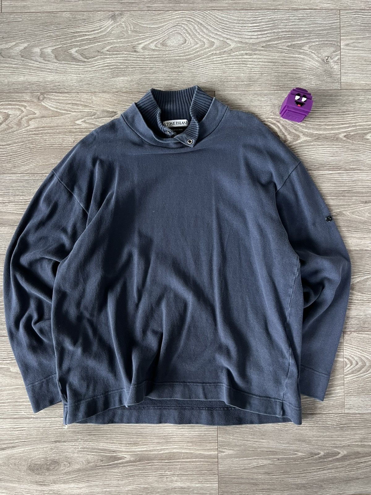 Stone Island Bery Rare Vintage Stone Island Men’s 90s High Neck Sweater Size US XL / EU 56 / 4 - 9 Thumbnail