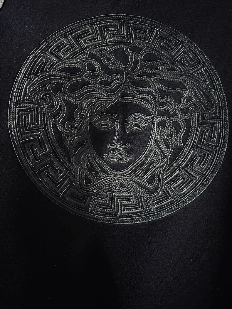 Versace Versace Medusa knitted embroidered leather jacket jacket j Size US S / EU 44-46 / 1 - 6 Thumbnail