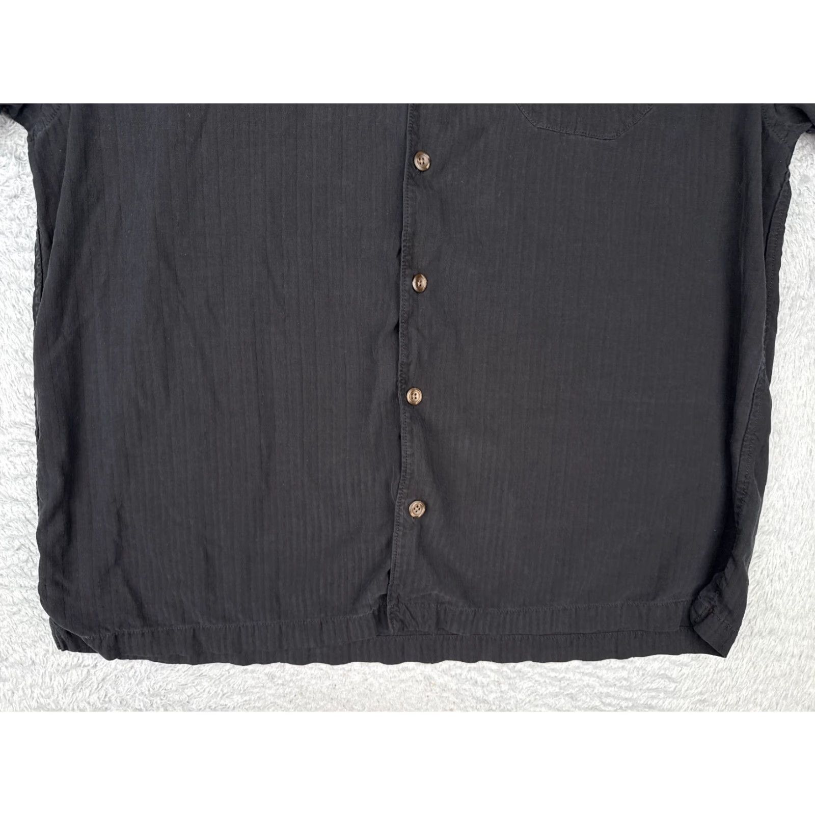 Tommy Bahama Tommy Bahama Shirt Men Extra Large Black 100% Silk Button Up Hawaiian Pocket Size US XL / EU 56 / 4 - 5 Thumbnail