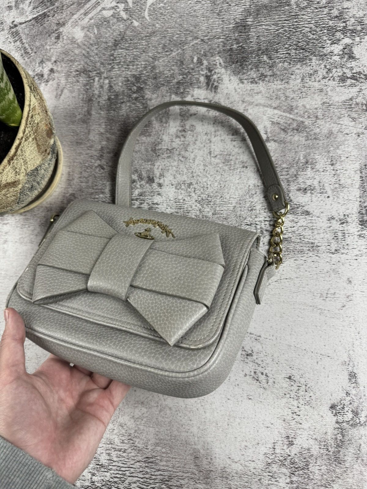 Vivienne Westwood VIVIENNE WESTWOOD X ANGLOMANIA LEATHER RIBBON SHOULDER BAG Size ONE SIZE - 8 Thumbnail