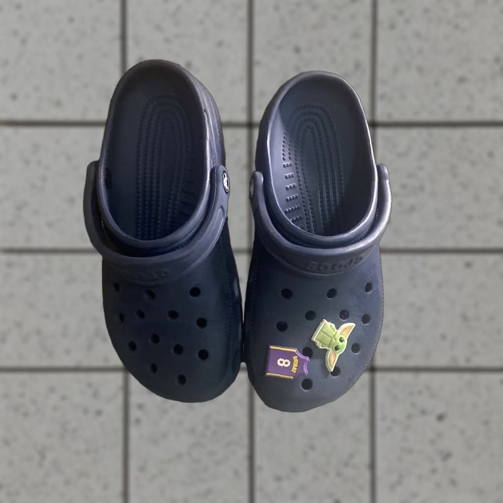 Crocs CROCS Sandal Unisex Adults Navy Blue Slip On Classic 6W / 8M Mens Womens Size 6 8 Shoes Size US 6 / IT 36 - 1 Thumbnail