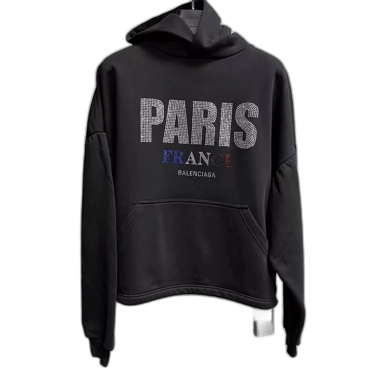Balenciaga Balenciaga Short Sleeve Hooded Sweatshirt-2505 Size US M / EU 48-50 / 2 - 1 Thumbnail