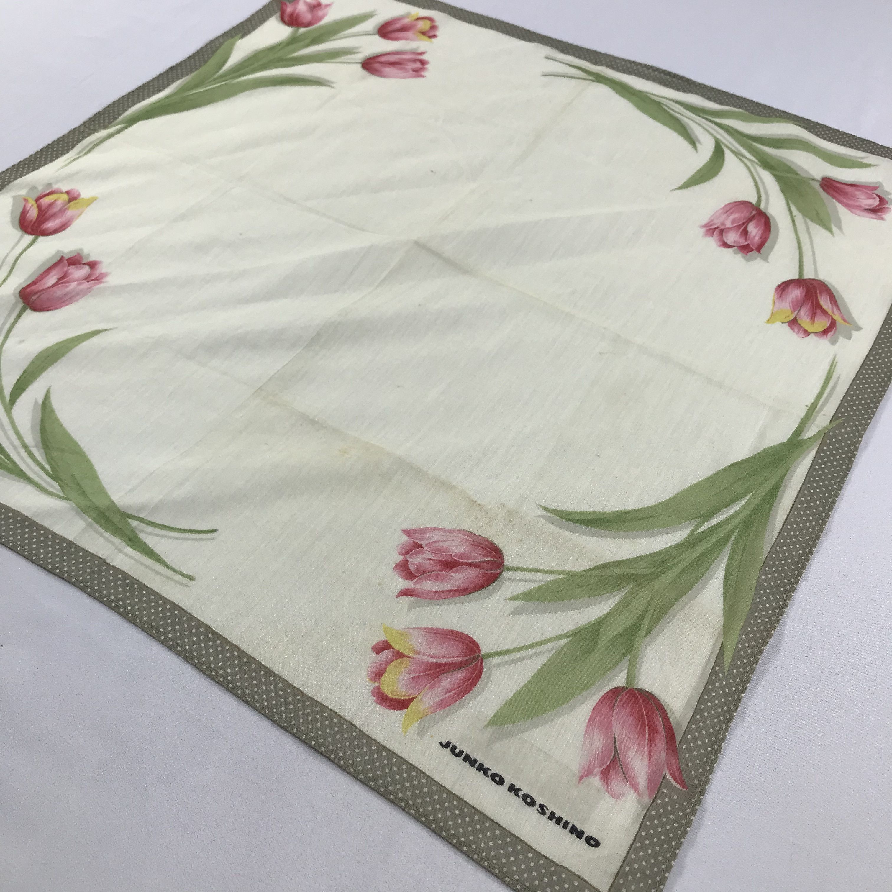 Mr. Junko × Vintage Junko Koshino Bandana / Handkerchief / Neckerchief - S2109 Size ONE SIZE - 2 Thumbnail