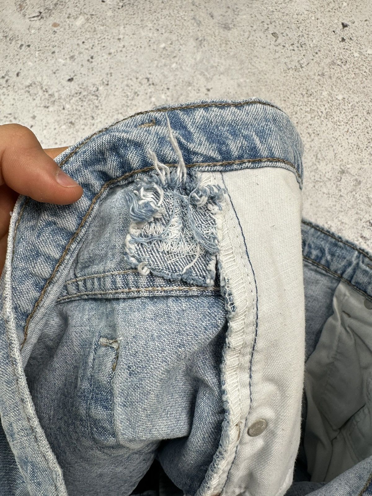 Levi's × Vintage Vintage 90’s Levi’s Black Tab Denim Shorts (38) Men long fit Size US 38 / EU 54 - 16 Thumbnail