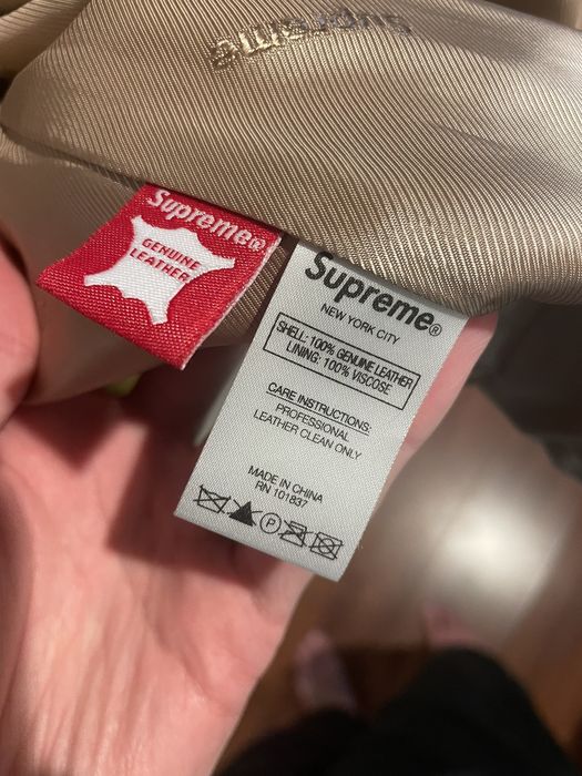 Supreme Suede Harrington Jacket | Grailed