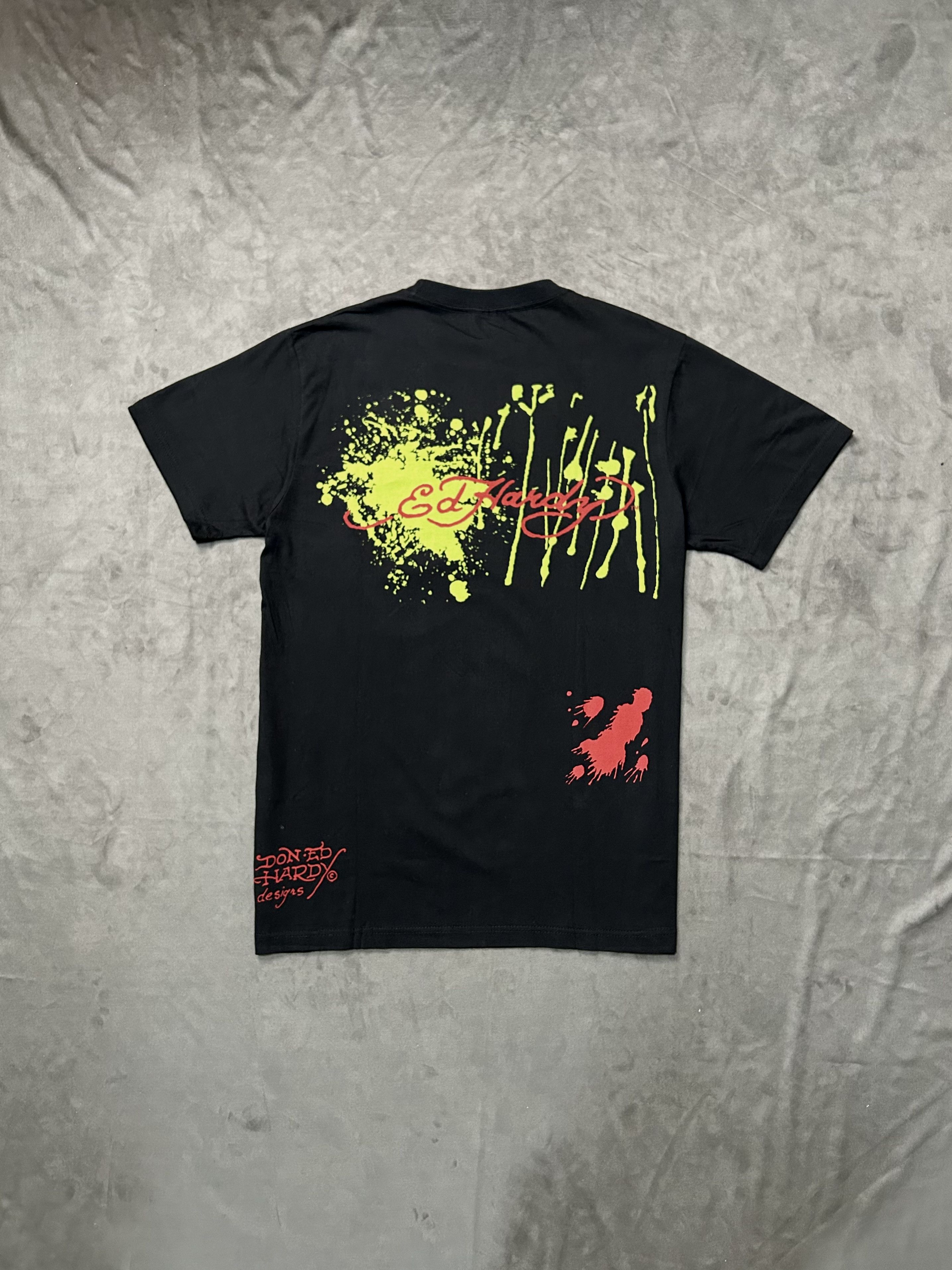 Ed Hardy × Vintage Rare Vintage Black Ed Hardy Virgin Mary Blood Tee M Size US M / EU 48-50 / 2 - 5 Thumbnail