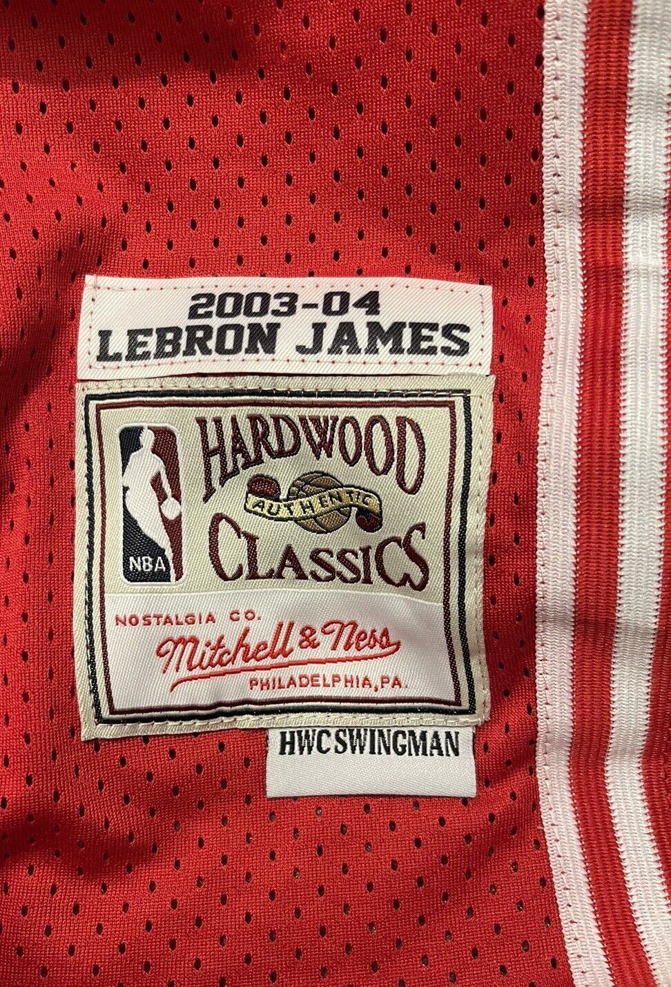 Mitchell & Ness × NBA × Vintage Mitchell & Ness James Cleveland Cavaliers Jersey XL / 48 Size US M / EU 48-50 / 2 - 13 Thumbnail