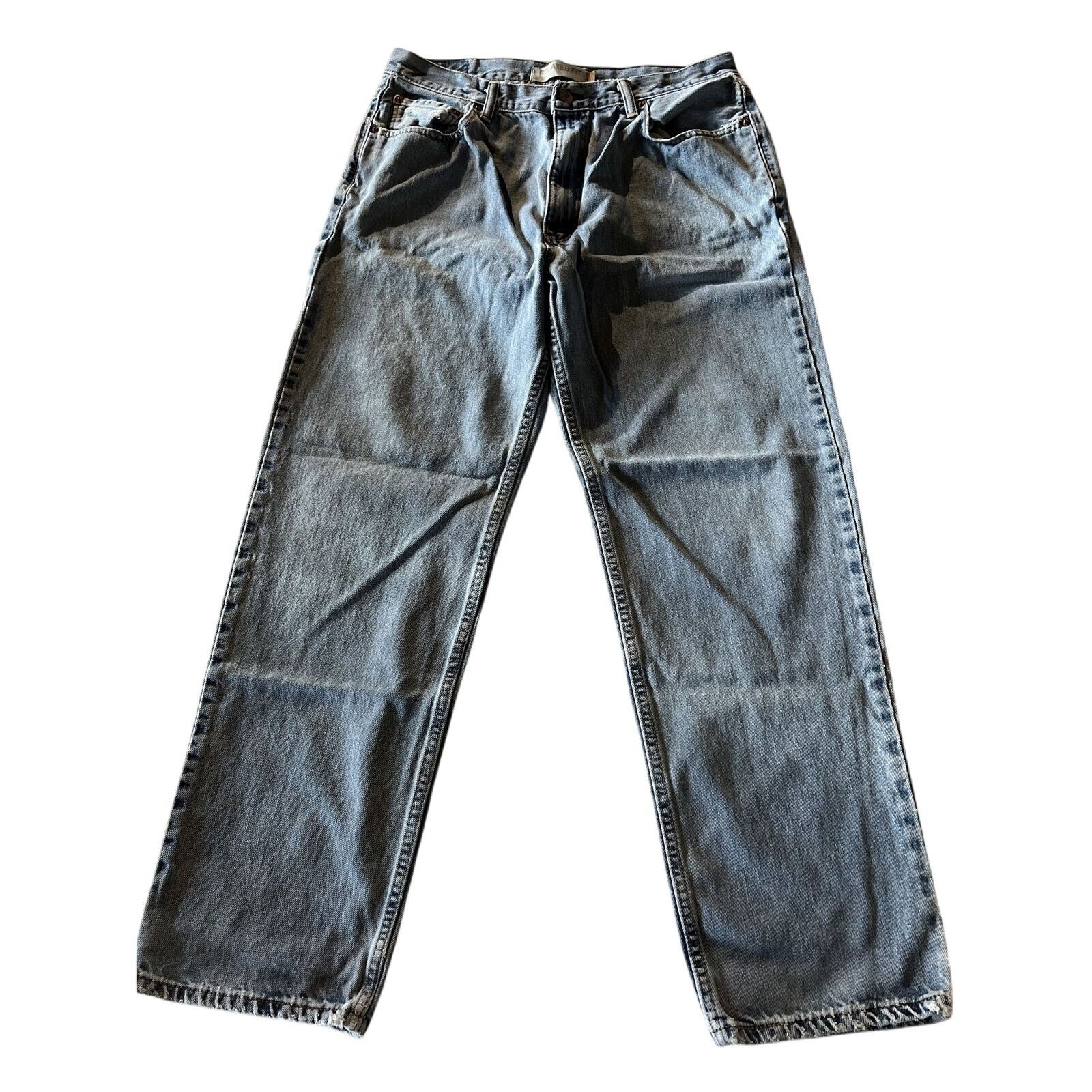 Levi's Levi Strauss 550 Mens 36x32 relaxed Denim Jeans Blue Y2K EUC Size US 34 / EU 50 - 1 Thumbnail
