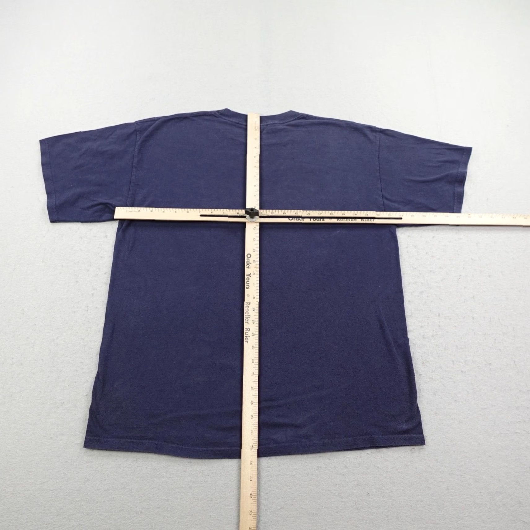 Nike VINTAGE Nike Shirt Graphic Tee Mens XL Blue Swoosh Short Sleeve Y2K Size US XL / EU 56 / 4 - 4 Thumbnail